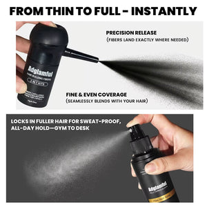 Kalo Skin 2-in-1 Hair Thickening Fibers & Hold Spray