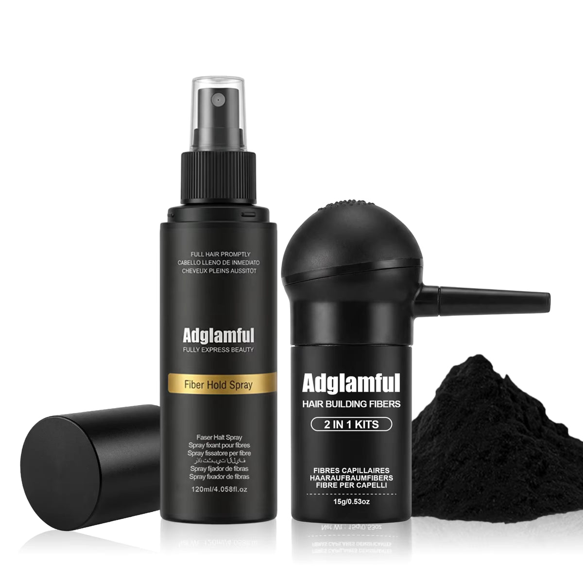 Kalo Skin 2-in-1 Hair Thickening Fibers & Hold Spray